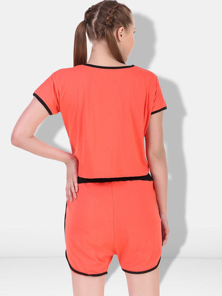 Be You Solid Cotton Blend Night suit