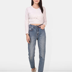 Be You Twisted Cotton Crop Top