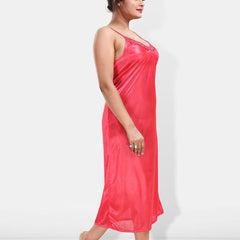 Be You Shoulder Straos Lace Detail Maxi Nightdress With Robe