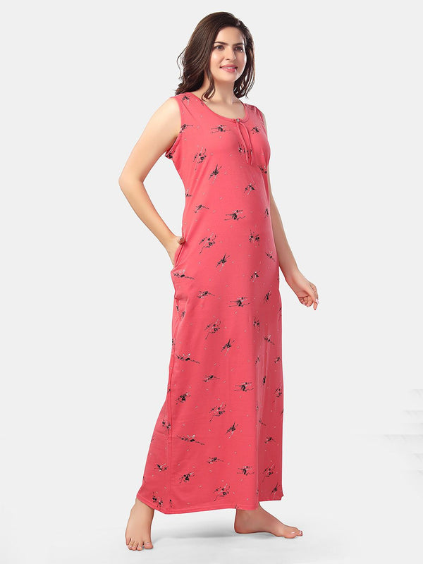 Be You Printed Maxi Nightdress