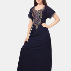 Be You Floral Embroidered Maxi Nightdress
