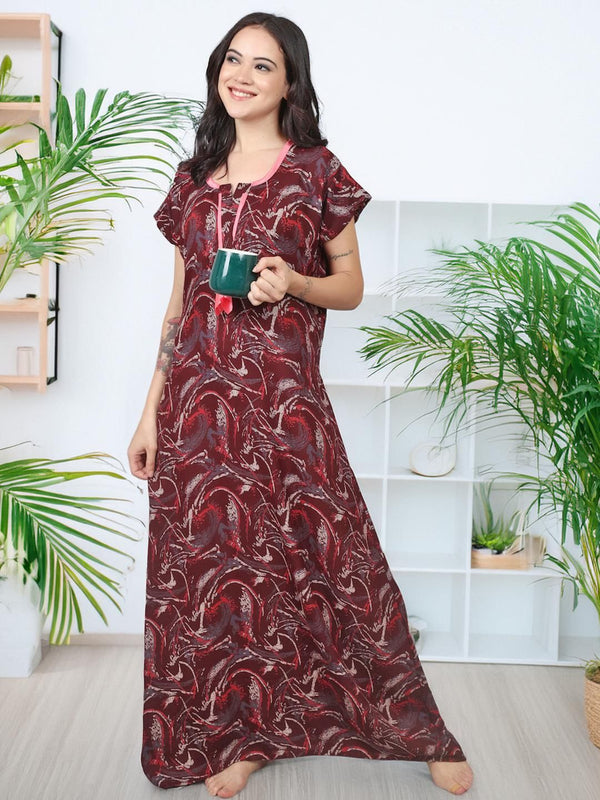 Be You Printed Maxi Nightdress
