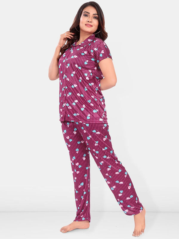 Be You Women Printed Night suit
