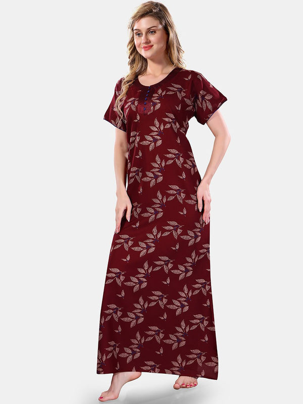 Be You Floral Printed Maxi Nightdress
