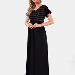 Be You Round Neck Maxi Nightdress