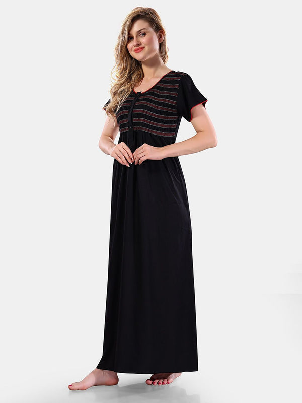 Be You Round Neck Maxi Nightdress