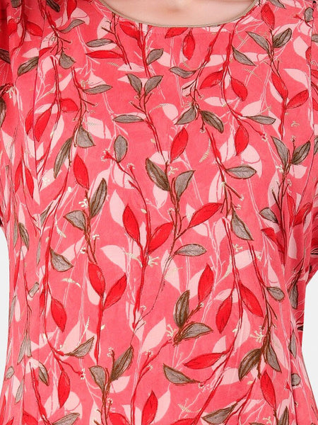 Be You Floral Printed Maternity Kurti