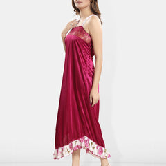 Be You Shoulder Straps Satin Nightdress