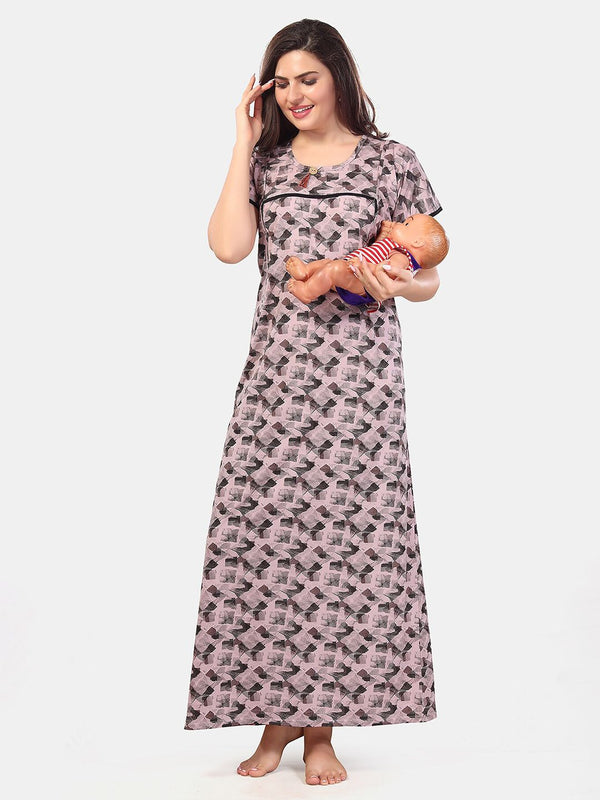 Be You Printed Maxi Nightdress