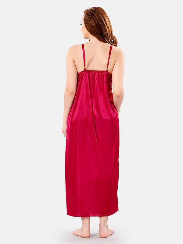Be You Satin Maxi Nightdress With Robe