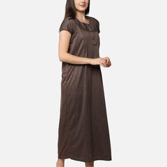 Be You Striped Maternity Maxi Nightdress