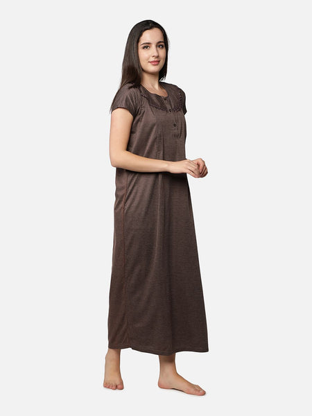 Be You Striped Maternity Maxi Nightdress