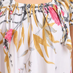 Be You Floral Printed Satin Maxi Nightdress