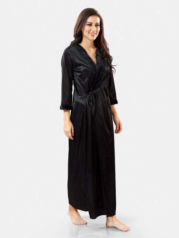 Be You Self Design Nightdress With Robe