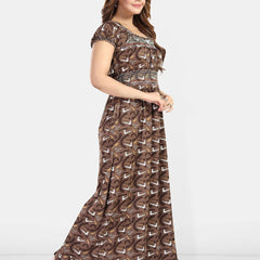 Be You Printed Maxi Nightdress