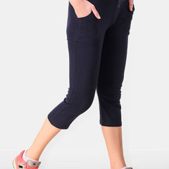 Be You Cotton Solid Three Fourth -Length Tights