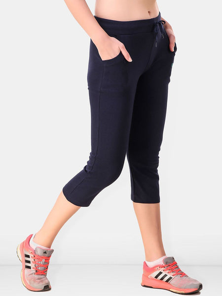 Be You Cotton Solid Three Fourth -Length Tights