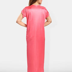 Be You V-Neck Satin Maxi Sweat Nightdress
