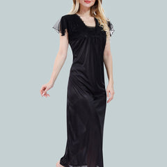Be You V-Neck Satin Maxi Nightdress With Robe
