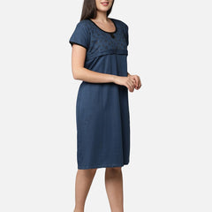 Be You Pack Of 2 Women Polka Dots Maxi Nightdress