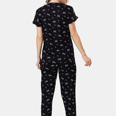 Be You Abstract Printed Night Suit
