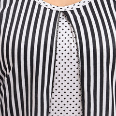 Be You Striped Satin Night Suit