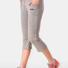 Be You Women Solid  Mid Rise Three-Fourth Tights
