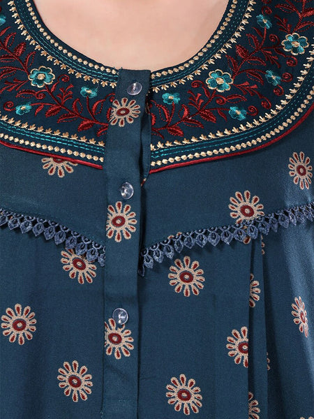 Be You Floral Printed Maxi Nightdress