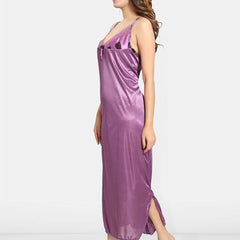 Be You Women Conversational Printed Maxi Nightdress With Robe