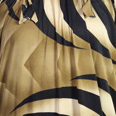 Be You Sarina Satin Spiral Printed Maxi Nightdress