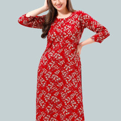 Be You Women Floral Printed Maternity Kurta