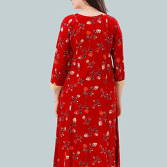 Be You Floral Printed Maternity Kurta