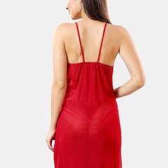 Be You Shoulder Straps Net Baby Doll With Brief