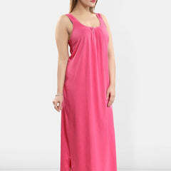 Be You Sleeveless Cotton Midi Nightdress