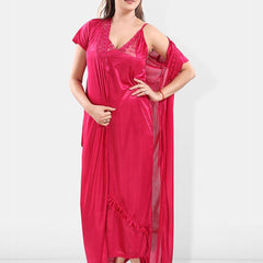 Be You Satin Maxi Nightdress With Robe
