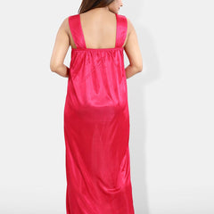 Be You 6 Piece Satin Maxi Nightdress