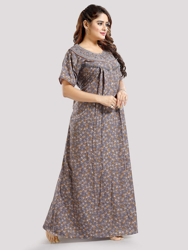 Be You Floral Printed Maxi Nightdress