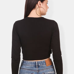 Be You Twisted Cotton Crop Top