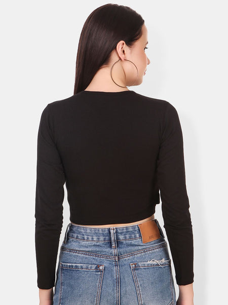 Be You Twisted Cotton Crop Top
