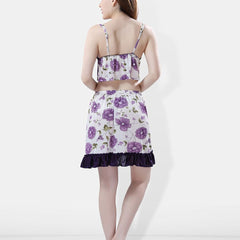 Be You Printed Maxi Nightdress With Lingerie Set
