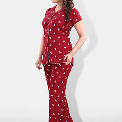 Be You Women Graphic Printed Night suit