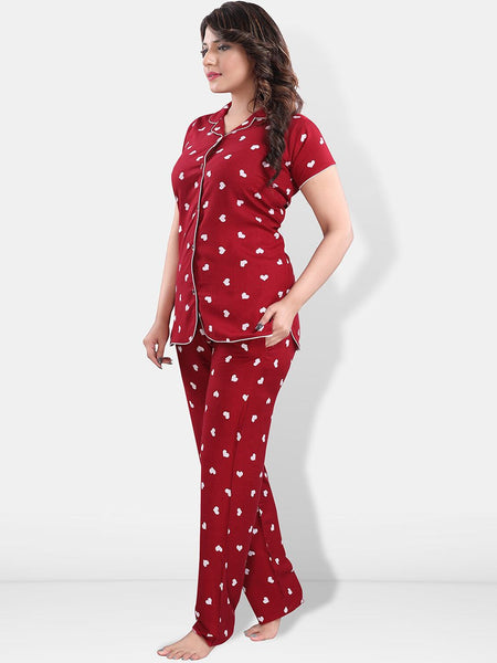 Be You Women Graphic Printed Night suit