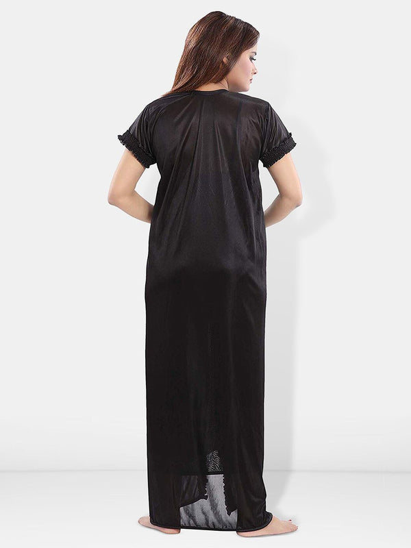 Be You V-Neck Maxi Nightdress with Robe