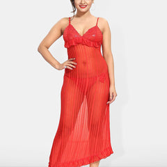 Be You Self Design Net Baby Doll With Brief