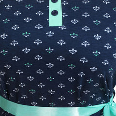 Be You Ethnic Motifs Printed Round Neck T-Shirt Nightdress