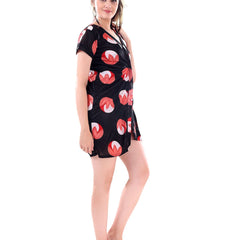 Be You Women Set of 3 Black Printed Nightdress