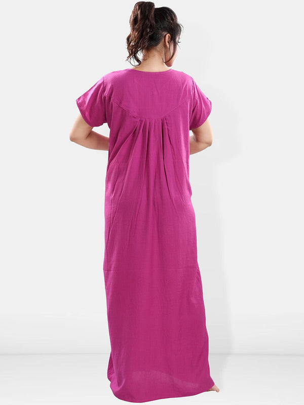 Be You Floral Embroidered Maxi Nightdress