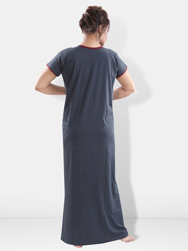 Be You Floral Embroidered Maxi Nightdress