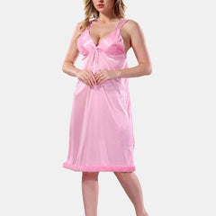 Be You Floral Lace Satin Night Dress With Robe