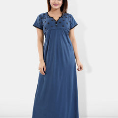 Be You Printed Maternity Maxi Nightdress